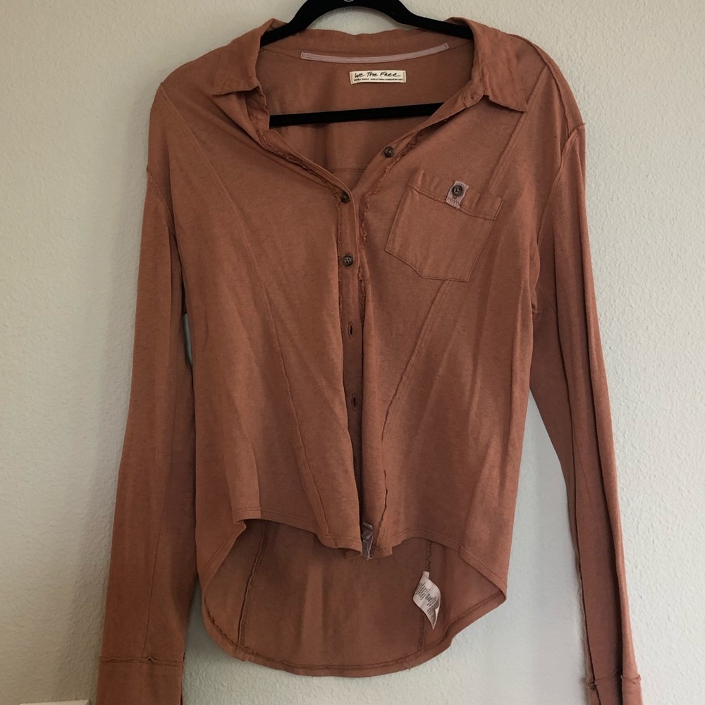Freepeople Button Up Blouse